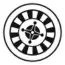 casino roulette noir et blanc image